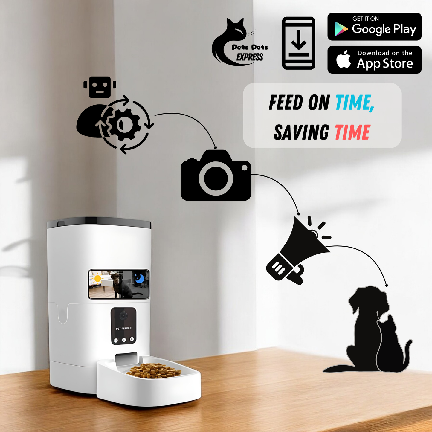 Petnutrimatic™ - Automatic Pet Freeder 6L